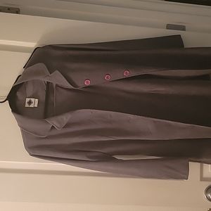 Grey polyester suit dress